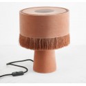 Lampe Velours Rose