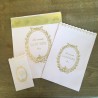 Trio d'enveloppe rose Ladurée